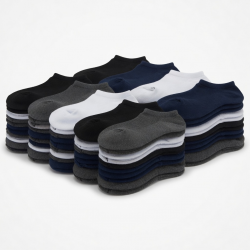 Low Cut Ankle Socks for Men, 48 Pairs Comfortable Lightweight Breathable Bulk