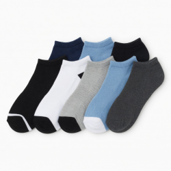 3-6-12 Pairs Men Women No Show Ankle Sport Socks Low Cut Socks Size 9-11, 10-13
