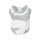 3 6 12 Pairs Mens Ankle Quarter Crew Sport Socks White 2 Tones Cotton 9-11 10-13