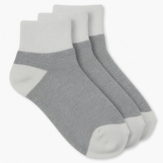 Men Diabetic Ankle Quarter Socks Circulatory Health Cotton 3-12 Pairs Size 9-15
