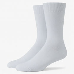12 Paris Mens White Cotton Athletic Sports Tube Socks 26