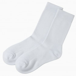 12 Paris Mens White Cotton Athletic Sports Tube Socks 26