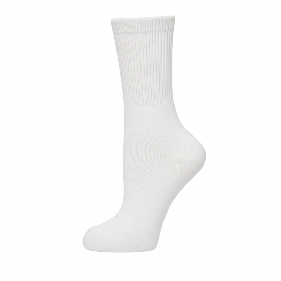 6 Pairs Women's Diabetic Ankle Crew Socks Circulatory Cushion Cotton Size 9-11