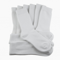 5-100 Dozen Wholesale Bulk Mens Solid White Sports Cotton Crew Socks 9-11 10-13