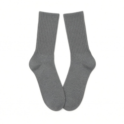 5-100 Dozens Wholesale Lots Mens Solid Grey Sports Cotton Crew Socks 9-11 10-13