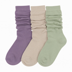 3, 6, 12 Pairs Slouch Socks for Women, Soft Extra Long Scrunch Knee High Socks