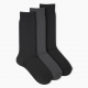 3 Pairs Of Maggies Organic Wool Knee High Socks Pepper Womens 6-9