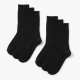 3,6,12 Pairs Men's Black Cushion Crew Socks Size 10-13