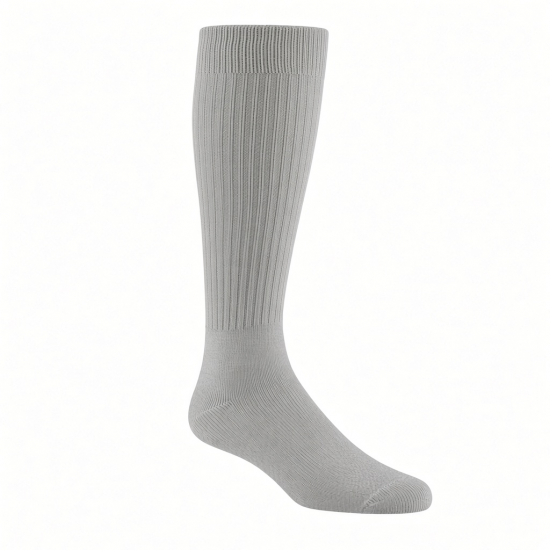 12 Pairs Mens Diabetic Over The Calf Socks Compression Knee High Cotton Socks