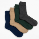 BRUBAKER Men's Women's Alpaca Wool Socks Winter Socks for Men Women 4 Pair Pack