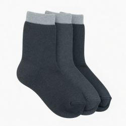 3 Pairs Diabetic Crew Socks Mens Circulatory Cotton Non Binding 9-11 10-13-15