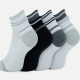 Men's Cotton Ankle Socks Breathable Running Sports Elastic 5 Pack Size 9-13
