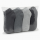 Copper Fit Men's 9-pack Ankle Socks in Multi Grey 9-11, Shoe Sz 4-10
