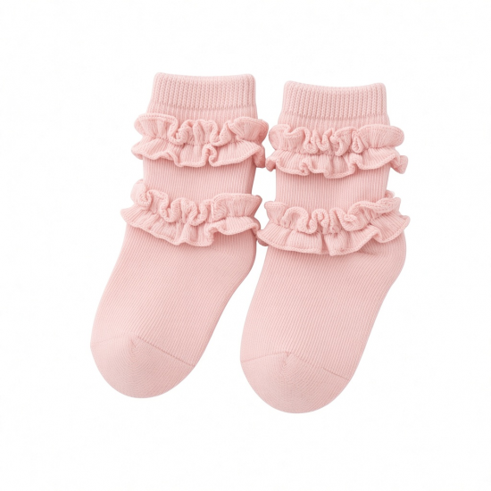 Lot of Baby, Toddler, Kid Ruffle Socks - 760 new pairs - bulk, wholesale, girls
