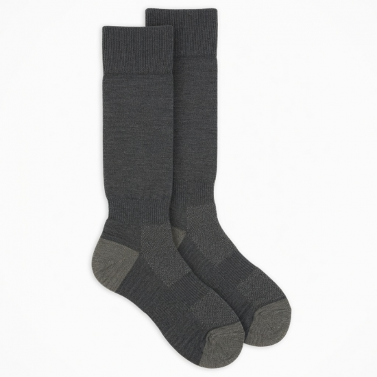 Merino Wool Compression Knee High Socks Ideal for Hiking, Ski, Travel, Sports