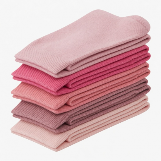 Lucky Brand Women's Super Soft Boot Socks 6Pk Size 5 to 10 Pinks Recycled Yarns