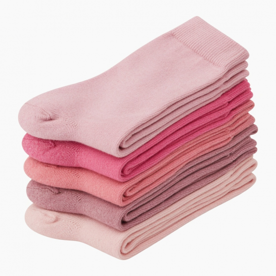 Lucky Brand Women's Super Soft Boot Socks 6Pk Size 5 to 10 Pinks Recycled Yarns