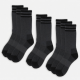 6 Pair Men’s All-Season Work Boot Socks Size 10-13 – Cushioned Durable Mid-Calf