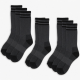 6 Pair Men’s All-Season Work Boot Socks Size 10-13 – Cushioned Durable Mid-Calf