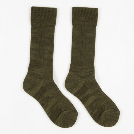 Realtree Mens Outdoor Merino Wool Tall Long Over the Calf Boot Socks 2 Pair Pack