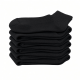 5 pairs Men's Cotton Sweat Absorbing Embroidered Crest Athletic Socks size 9-11
