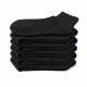 5 pairs Men's Cotton Sweat Absorbing Embroidered Crest Athletic Socks size 9-11