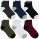 6 Pairs Mens Mid Cut Ankle Quarter Athletic Casual Sport Cotton Socks Size 6-12