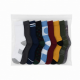 Men's Athletic Crew Socks 12 Pack, Breathable Cotton Assorted Colors and Pattern