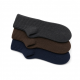 3 Pack Men 100%Merino Wool Crew Socks Thicken Dress Solid Thermal Boot Winter