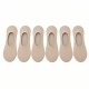 6 Pairs Mens Invisible No-Show Socks Non-Slip Loafer Low Cut Cotton Liner 7-11