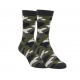 Mossy Oak Camo Black White Crew Socks Mens Size L (9-12.5 shoe size) 2 PAIR