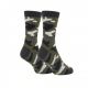 Mossy Oak Camo Black White Crew Socks Mens Size L (9-12.5 shoe size) 2 PAIR