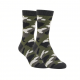 Mossy Oak Camo Black White Crew Socks Mens Size L (9-12.5 shoe size) 2 PAIR