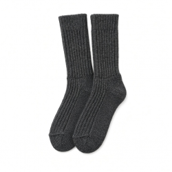 6 Pairs Solid Color Wool Socks for men Winter Warm Socks