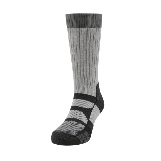 APTYID Men's Moisture Wicking Cushioned Crew Work Boot Socks 6 Pack