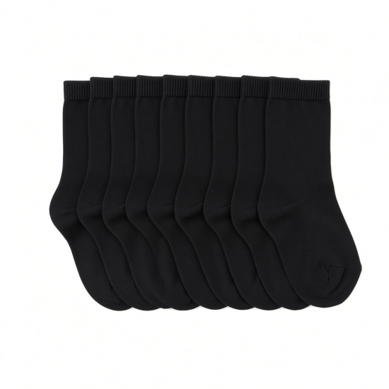 10 Pairs Men's Ultra-thin Ice Silk Socks Breathable Short Stockings Thin Solid