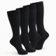 Women's Everyday Compression Knee High Sock 3-Pack - All size