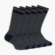 Men's Sports Running Socks Cotton Polyester Knee High Breathable 5 Pairs EU36-43