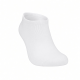 Men's solid color sports cotton boat socks in white/black