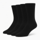 Compression Ankle Socks for Running Athletic, 6 Pairs, Black, Large
