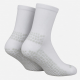 White athletic socks with grip