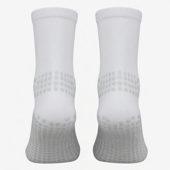 White athletic socks with grip